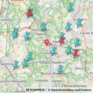 Mappa Via Piave, 20030 Barlassina MB, Italia (5.04421)