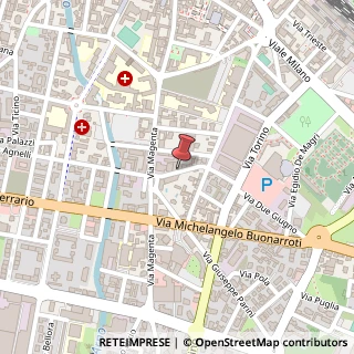 Mappa Via Croce Rossa, 10, 21013 Gallarate, Varese (Lombardia)