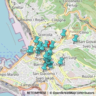Mappa Via S. Francesco D'Assisi, 34133 Trieste TS, Italia (0.686)