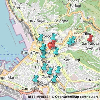 Mappa Via S. Francesco D'Assisi, 34133 Trieste TS, Italia (0.83467)
