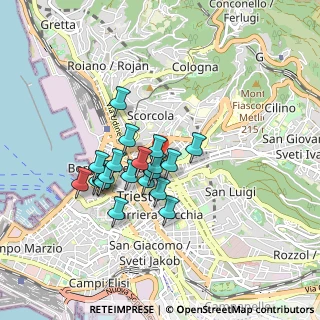 Mappa Via S. Francesco D'Assisi, 34133 Trieste TS, Italia (0.689)