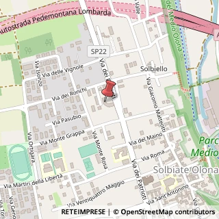 Mappa VIA PATRIOTI N, 65, 21058 Azzate, Varese (Lombardia)