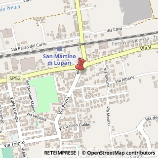 Mappa Via Roma, 169, 35018 San Martino di Lupari PD, Italia, 35018 San Martino di Lupari, Padova (Veneto)