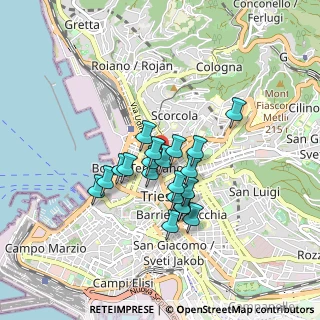 Mappa Via Giustiniano, 34133 Trieste TS, Italia (0.635)