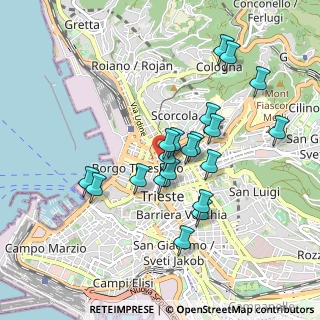 Mappa Via Giustiniano, 34133 Trieste TS, Italia (0.802)