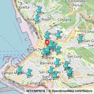 Mappa Via Giustiniano, 34133 Trieste TS, Italia (1.044)