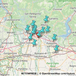 Mappa P.za Aldo Moro, 24050 Grassobbio BG, Italia (9.17615)