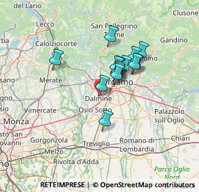Mappa Via Umberto Iº, 24044 Dalmine BG, Italia (9.57667)