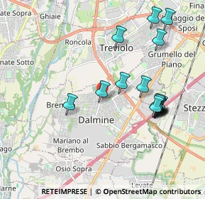 Mappa Via Umberto Iº, 24044 Dalmine BG, Italia (1.98)