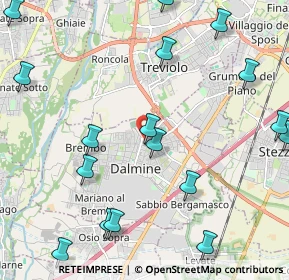 Mappa Via Umberto Iº, 24044 Dalmine BG, Italia (2.76118)