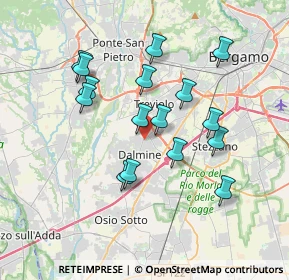 Mappa Via Umberto Iº, 24044 Dalmine BG, Italia (3.29313)