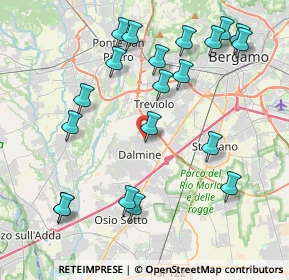 Mappa Via Umberto Iº, 24044 Dalmine BG, Italia (4.5405)