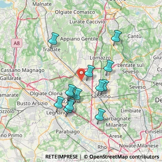 Mappa SP233, 21040 Cislago VA, Italia (6.54154)