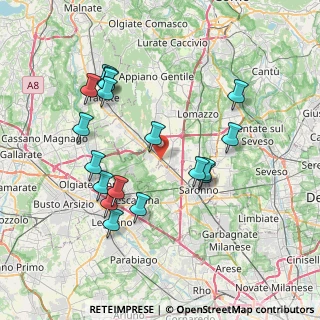 Mappa SP233, 21040 Cislago VA, Italia (7.60056)