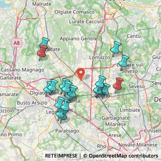 Mappa SP233, 21040 Cislago VA, Italia (7.26684)