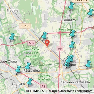 Mappa SP233, 21040 Cislago VA, Italia (6.01143)