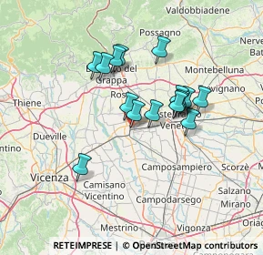 Mappa Via S. Pietro, 35013 Cittadella PD, Italia (11.02625)