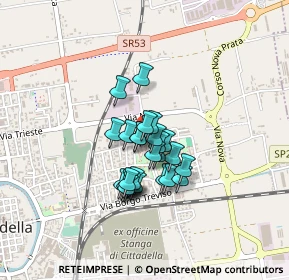 Mappa Via S. Pietro, 35013 Cittadella PD, Italia (0.27037)