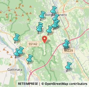 Mappa Via Cascinetto, 28060 Cureggio NO, Italia (3.86733)