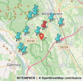 Mappa Via Cascinetto, 28060 Cureggio NO, Italia (3.74)