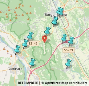 Mappa Via Cascinetto, 28060 Cureggio NO, Italia (4.015)