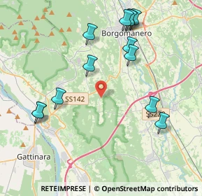 Mappa Via Cascinetto, 28060 Cureggio NO, Italia (4.46385)