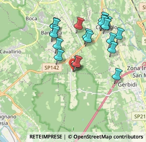 Mappa Via Cascinetto, 28060 Cureggio NO, Italia (1.892)