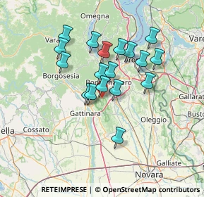 Mappa Via Cascinetto, 28060 Cureggio NO, Italia (11.43278)