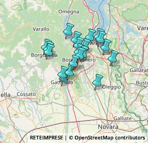 Mappa Via Cascinetto, 28060 Cureggio NO, Italia (9.779)