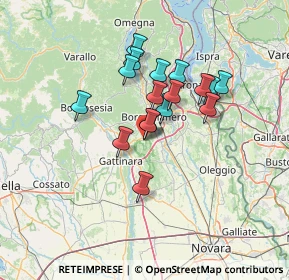 Mappa Via Cascinetto, 28060 Cureggio NO, Italia (10.47176)