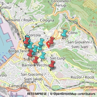 Mappa Via Galileo Galilei, 34126 Trieste TS, Italia (0.859)