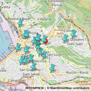 Mappa Via Galileo Galilei, 34126 Trieste TS, Italia (0.936)