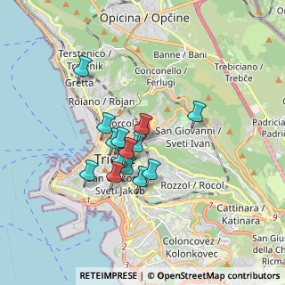 Mappa Via Galileo Galilei, 34126 Trieste TS, Italia (1.31571)