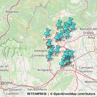 Mappa 36030 Monte di Malo VI, Italia (12.68)