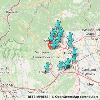 Mappa 36030 Monte di Malo VI, Italia (11.58167)