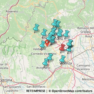Mappa 36030 Monte di Malo VI, Italia (10.6825)