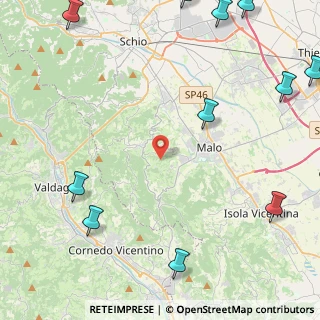 Mappa 36030 Monte di Malo VI, Italia (7.06333)