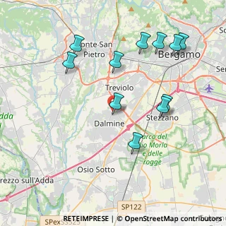 Mappa Via A. Volta, 24044 Dalmine BG, Italia (4.24)