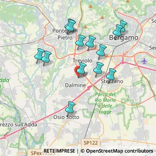 Mappa Via A. Volta, 24044 Dalmine BG, Italia (3.81231)