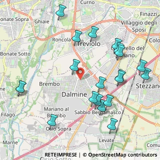 Mappa Via A. Volta, 24044 Dalmine BG, Italia (2.3635)
