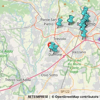 Mappa Via Pizzo Camino, 24044 Dalmine BG, Italia (5.608)
