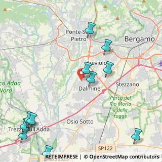 Mappa Via Pizzo Camino, 24044 Dalmine BG, Italia (5.86917)