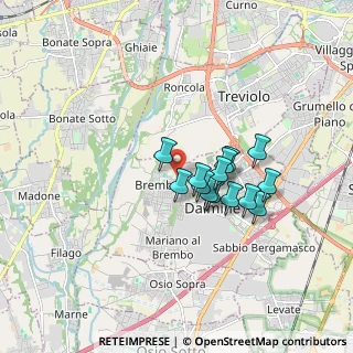 Mappa Via Pizzo Camino, 24044 Dalmine BG, Italia (1.26357)