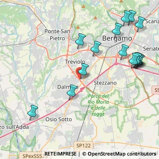 Mappa Via Vailetta, 24044 Dalmine BG, Italia (5.34625)