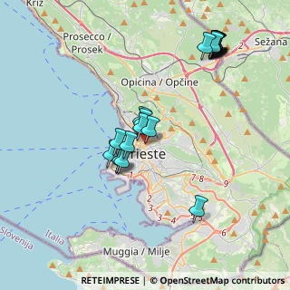 Mappa Largo Piave, 34133 Trieste TS, Italia (3.8725)