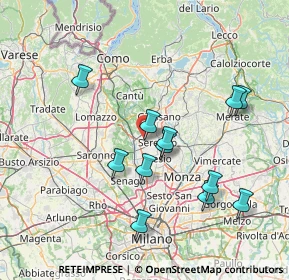 Mappa Angolo Via Caduti Medesi, 20821 Meda MB, Italia (14.60417)