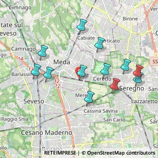 Mappa Angolo Via Caduti Medesi, 20821 Meda MB, Italia (2.01)