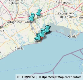 Mappa Lungomare R.Riva, 33054 Lignano Sabbiadoro UD, Italia (6.86417)