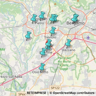 Mappa Via Gaetano Donizetti, 24044 Dalmine BG, Italia (3.72692)