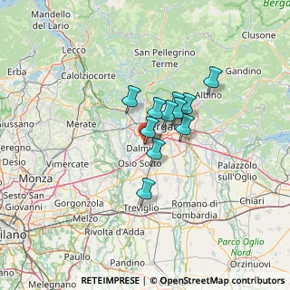 Mappa Via Gaetano Donizetti, 24044 Dalmine BG, Italia (8.45455)